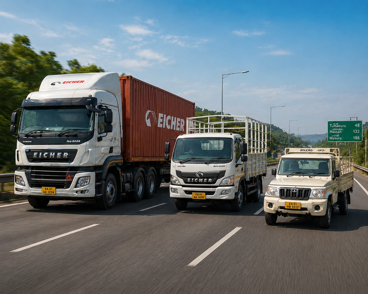 Dedicated Fleet India GPS trucks